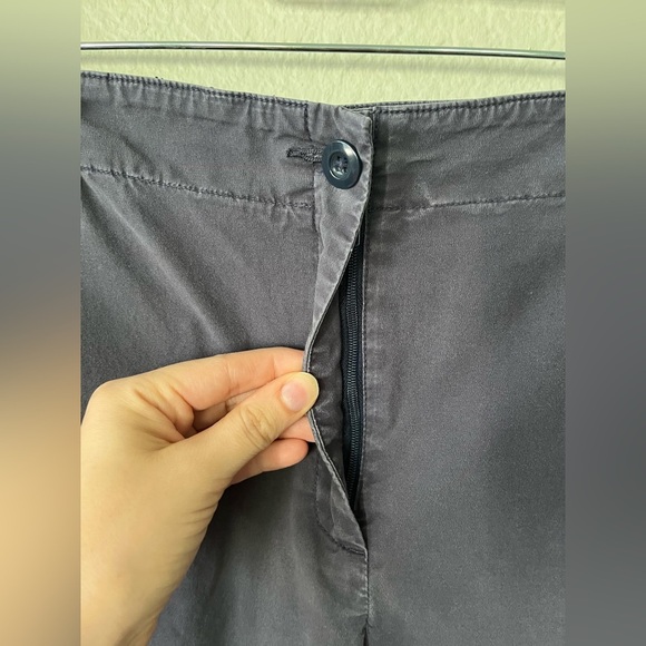 Talbots Stretch Cotton Capris in Blue With Folded Cuffs Women’s Size 14 - Picture 13 of 14